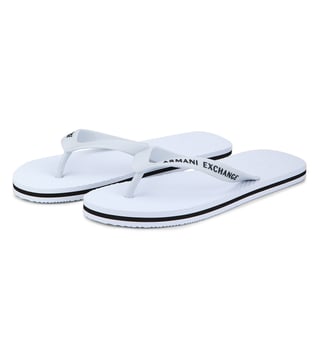 Armani Exchange Bianco Classic Flip-Flops Armani Exchange Bianco Classic Flip-Flops
