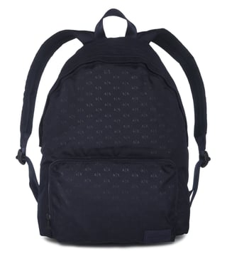 Armani Exchange Navy Logo Print Backpack Armani Exchange Navy Logo Print Backpack