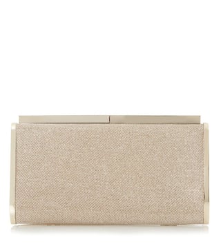 Dune London Gold Lurex Small Brixxton Clutch Dune London Gold Lurex Small Brixxton Clutch