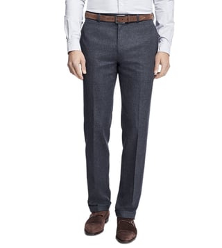 Brooks Brothers Grey Regent Fit Stretch Flannel Trousers Brooks Brothers Grey Regent Fit Stretch Flannel Trousers