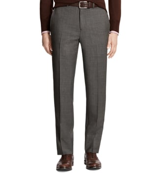 Brooks Brothers Brown Regent Fit Houndscheck Trousers Brooks Brothers Brown Regent Fit Houndscheck Trousers