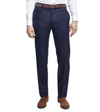 Brooks Brothers Navy Regent Fit Stretch Flannel Trousers Brooks Brothers Navy Regent Fit Stretch Flannel Trousers