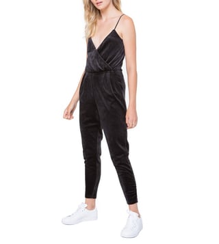 Juicy Couture Black Velour Cami Jumpsuit Juicy Couture Black Velour Cami Jumpsuit