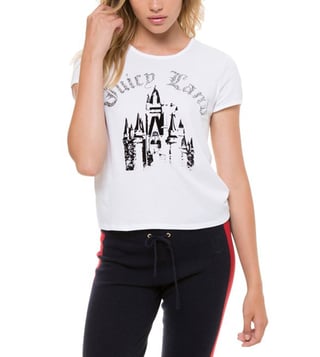Juicy Couture White Juicyland Graphic Tee Juicy Couture White Juicyland Graphic Tee