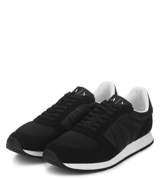 Armani Exchange Nero Retro Logo Sneakers Armani Exchange Nero Retro Logo Sneakers