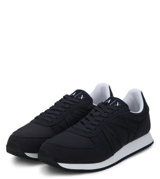 Armani Exchange Navy Retro Logo Sneakers Armani Exchange Navy Retro Logo Sneakers