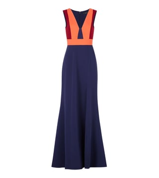 BCBG Maxazria Blue Maxi Natalli Gown BCBG Maxazria Blue Maxi Natalli Gown