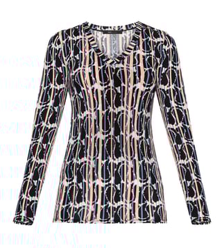 BCBG Maxazria Multicolor Jan Paisley Print Top BCBG Maxazria Multicolor Jan Paisley Print Top