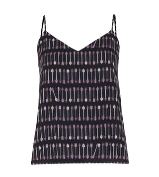 BCBG Maxazria Black Cora Cupid Stripe Print Tank Top BCBG Maxazria Black Cora Cupid Stripe Print Tank Top