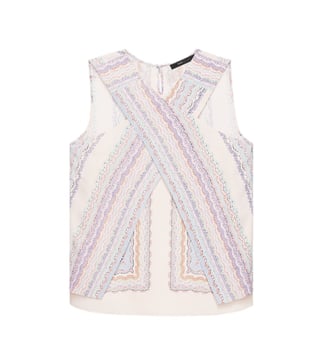 BCBG Maxazria Pink Maryssa Woven Sportswear Top BCBG Maxazria Pink Maryssa Woven Sportswear Top