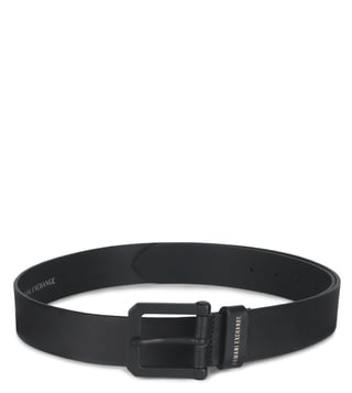 Armani Exchange Nero Classic Textured Buckle Waist Belt Armani Exchange Nero Classic Textured Buckle Waist Belt