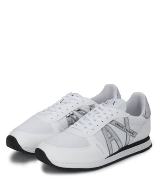 Armani Exchange Bianco Retro Logo Sneakers Armani Exchange Bianco Retro Logo Sneakers