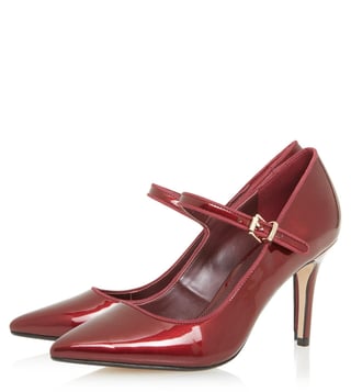 Dune London Burgundy Abbey-Road Mary Jane Dune London Burgundy Abbey-Road Mary Jane