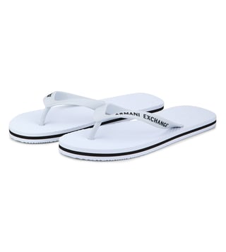 Armani Exchange Bianco Classic Flip-Flops Armani Exchange Bianco Classic Flip-Flops