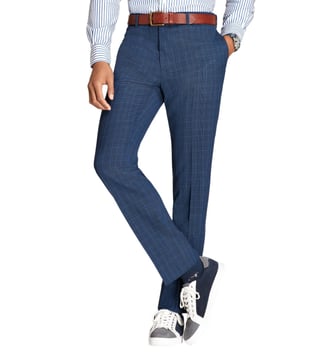 Brooks Brothers Red Fleece Blue Checks Trousers Brooks Brothers Red Fleece Blue Checks Trousers