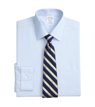 Brooks Brothers Blue Regent Fit Non-Iron Broadcloth Shirt Brooks Brothers Blue Regent Fit Non-Iron Broadcloth Shirt