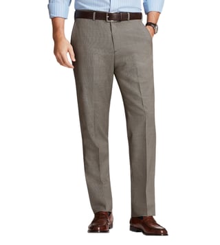 Brooks Brothers Brown Regent Fit UB Checks Trousers Brooks Brothers Brown Regent Fit UB Checks Trousers