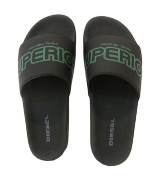 Diesel Black A-Lohaa SA-Maral Slide Flip-Flops Diesel Black A-Lohaa SA-Maral Slide Flip-Flops