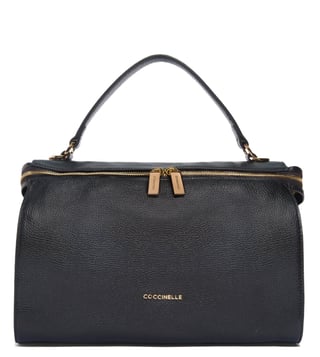 Coccinelle Noir Atsuko Medium Leather Satchel Coccinelle Noir Atsuko Medium Leather Satchel