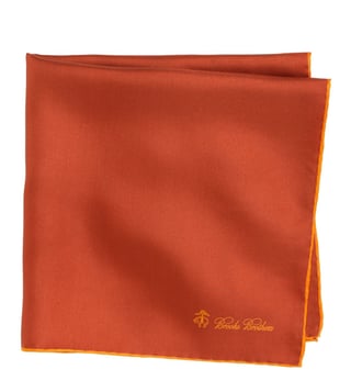 Brooks Brothers Orange Pocket Square Brooks Brothers Orange Pocket Square