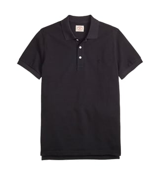 Brooks Brothers Red Fleece Black Garment Dyed Polo T-Shirt Brooks Brothers Red Fleece Black Garment Dyed Polo T-Shirt