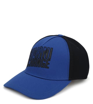 Armani Exchange Spectrum Blue Printed Sports Baseball Cap Armani Exchange Spectrum Blue Printed Sports Baseball Cap