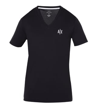 Armani Exchange Black Back Printed Slim Fit T-Shirt Armani Exchange Black Back Printed Slim Fit T-Shirt