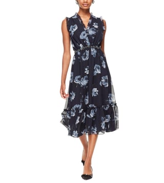 Kate Spade Rich Navy Night Rose Dress Kate Spade Rich Navy Night Rose Dress