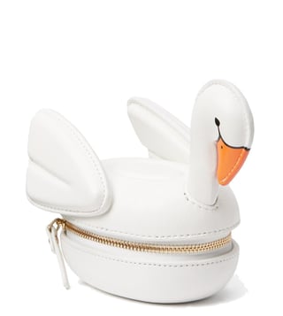 Kate Spade White 3D Swan Coin Case Kate Spade White 3D Swan Coin Case