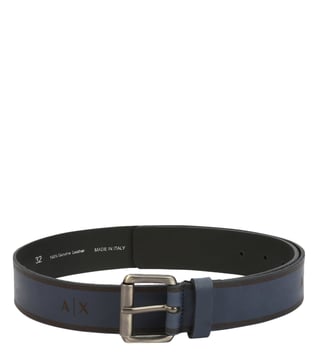 Armani Exchange Navy Buckle Waist Belt Armani Exchange Navy Buckle Waist Belt