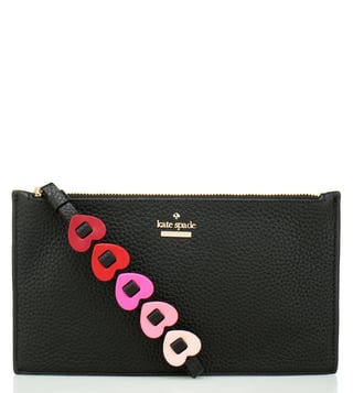 Kate Spade Black Ariah Textured Pouch Kate Spade Black Ariah Textured Pouch