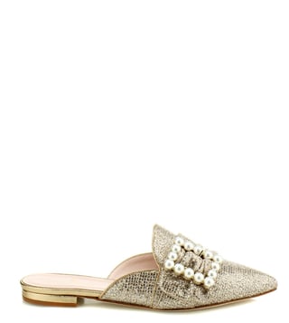 Kate Spade Gold Broadway Mule Sandals Kate Spade Gold Broadway Mule Sandals