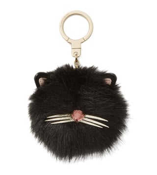 Kate Spade Black Pouf Keychain Kate Spade Black Pouf Keychain