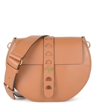 Coccinelle Cuir Textured Carousel Cross Body Bag Coccinelle Cuir Textured Carousel Cross Body Bag