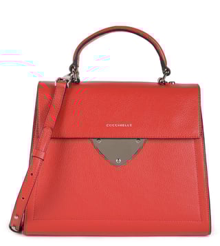 Coccinelle Coquelicot B14 Medium Leather Satchel Coccinelle Coquelicot B14 Medium Leather Satchel