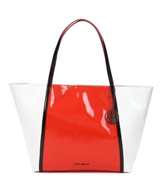 Armani Exchange Red & White Large Tote Armani Exchange Red & White Large Tote