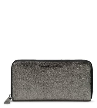 Armani Exchange Nero & Bianco Half Zip Wallet Armani Exchange Nero & Bianco Half Zip Wallet