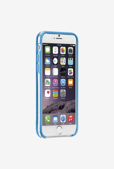 Case-Mate Tough Frame CM031621 Mobile Case Clear and Blue Case-Mate Tough Frame CM031621 Mobile Case Clear and Blue