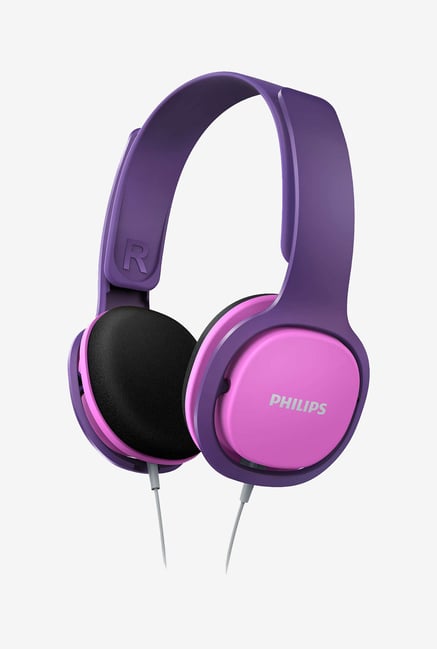 Philips SHK2000PK/00 Headphone Pink and Purple Philips SHK2000PK/00 Headphone Pink and Purple