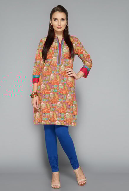 Utsa Blue Lycra Churidar Utsa Blue Lycra Churidar