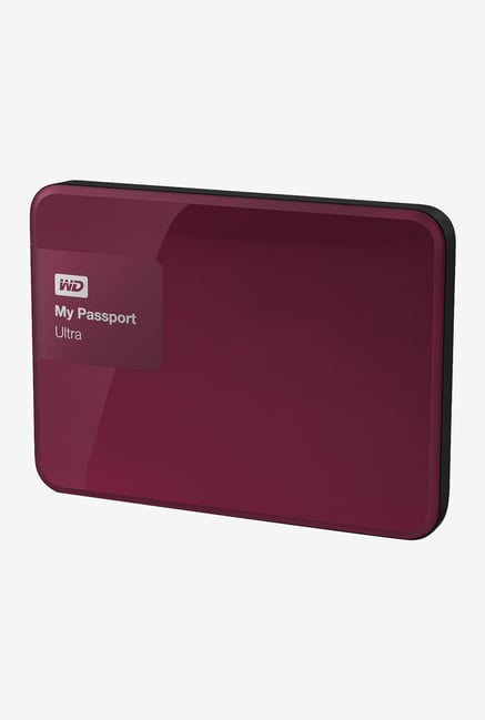 WD My Passport Ultra WDBBKD0020BBY 2 TB Hard Disk Wild Berry WD My Passport Ultra WDBBKD0020BBY 2 TB Hard Disk Wild Berry