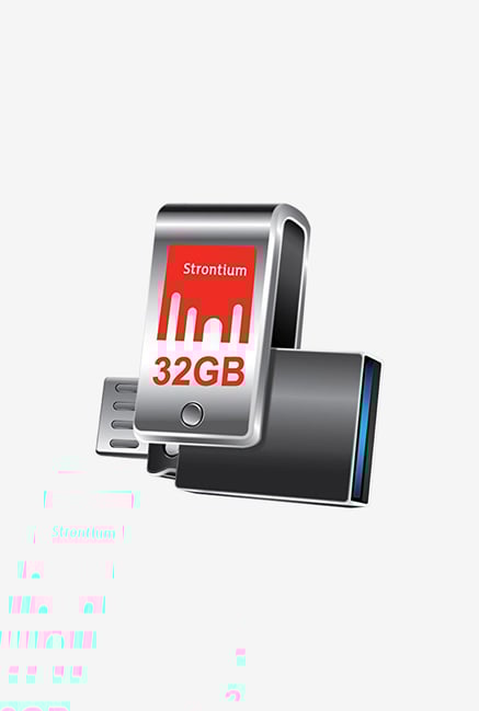 Strontium SR32GSLOTG1Z 32 GB Pen Drive Silver Strontium SR32GSLOTG1Z 32 GB Pen Drive Silver
