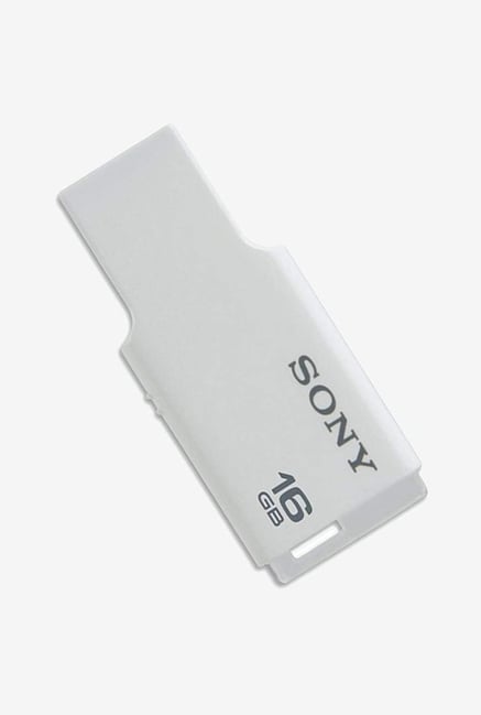 SONY USM16GM/W Micro Vault Tiny Pen Drive White SONY USM16GM/W Micro Vault Tiny Pen Drive White