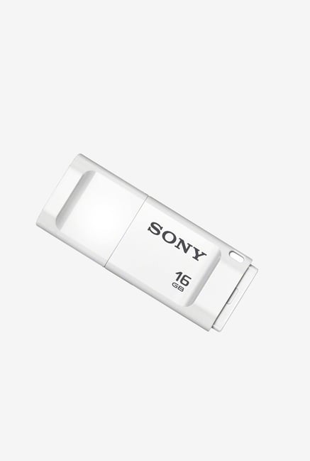 SONY USM-16X/W Micro Vault Entry Pen Drive White SONY USM-16X/W Micro Vault Entry Pen Drive White