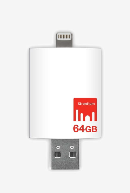 Strontium Nitro iDRIVE Pen Drive White Strontium Nitro iDRIVE Pen Drive White