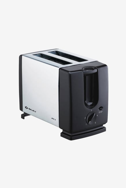 Bajaj Majesty ATX 3 Toaster Silver, Black Bajaj Majesty ATX 3 Toaster Silver, Black