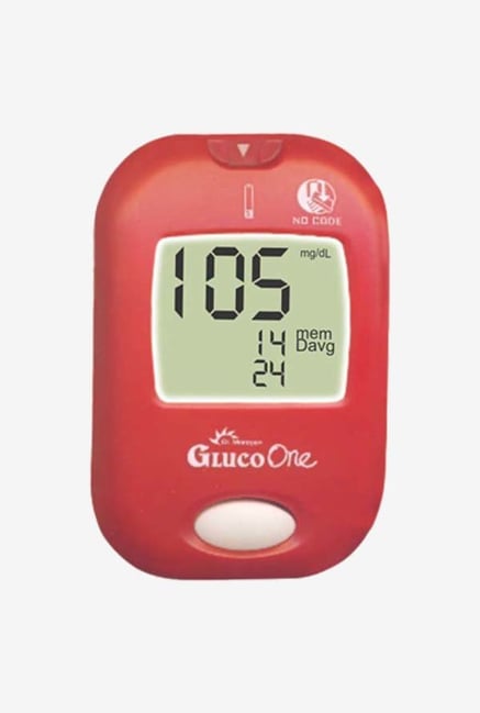 Dr Morepen SEMI BG02 Glucometer Red Dr Morepen SEMI BG02 Glucometer Red