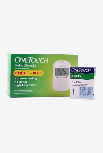 Johnson & Johnson Select Glucometer White Johnson & Johnson Select Glucometer White