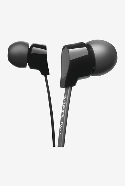 JAYS a-JAYS Two In the Ear Headphone Black JAYS a-JAYS Two In the Ear Headphone Black