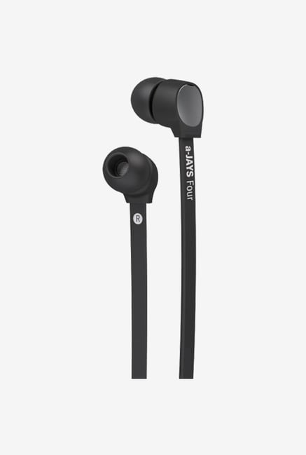 JAYS a-JAYS Four In the Ear Headphone Black JAYS a-JAYS Four In the Ear Headphone Black